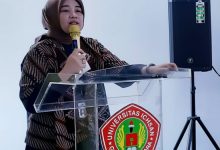 Rektor Universitas Ichsan Gorontalo Utara, Dr. Fatmah M. Ngabito, S.Ip., M.Si.,